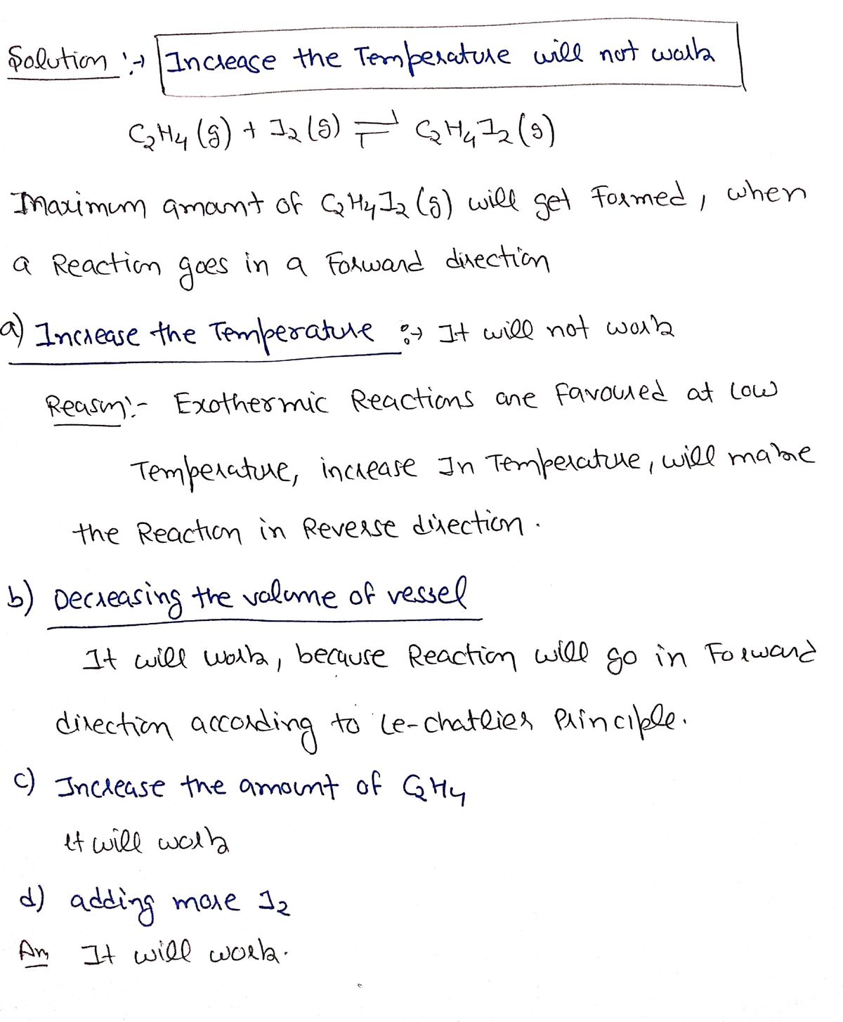 Answered Consider the exothermic reaction bartleby